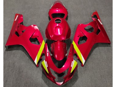 Gloss Red 2004-2005 Suzuki GSXR 600-750 Motorcycle Fairing