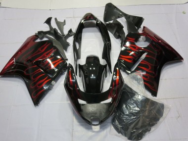 Gloss Red Flame 1996-2007 Honda CBR1100XX Motorcycle Fairing