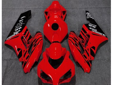 Gloss Red Flame 2004-2005 Honda CBR1000RR Motorcycle Fairing