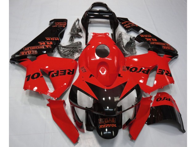 Gloss Red Repsol 2003-2004 Honda CBR600RR Motorcycle Fairing