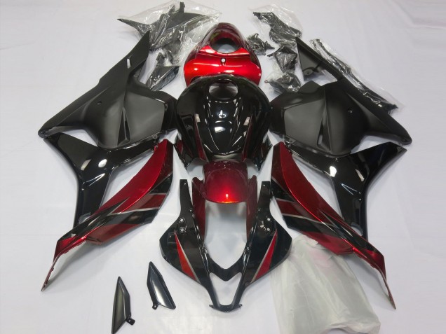 Gloss Red and Black 2009-2012 Honda CBR600RR Motorcycle Fairing