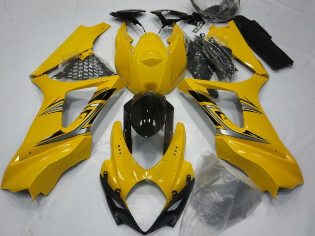 Gloss Yellow 2007-2008 Suzuki GSXR 1000 Motorcycle Fairing