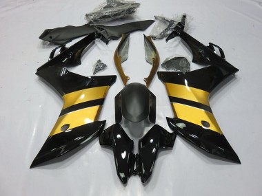 Gold Black CBR Design 2011-2012 Honda CBR600F Motorcycle Fairing