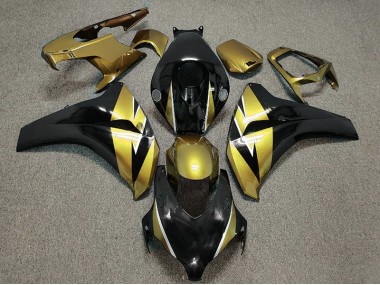 Gold and Black 2008-2011 Honda CBR1000RR Motorcycle Fairing