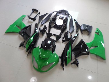 Green Black Ninja 2009-2012 Kawasaki ZX6R Motorcycle Fairing