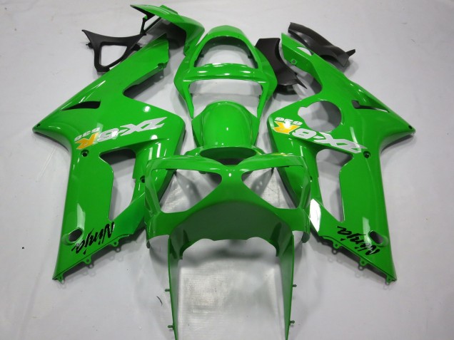 Green OEM Style 2003-2004 Kawasaki ZX6R Motorcycle Fairing