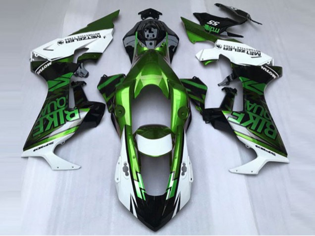 Green & White Custom 2017-2023 Honda CBR1000RR Motorcycle Fairing