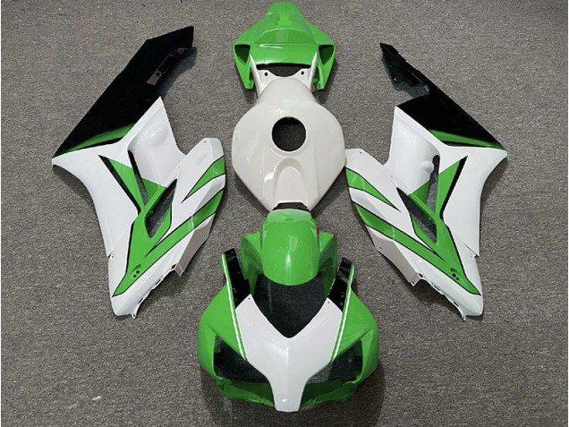 Green White and Gloss Black 2004-2005 Honda CBR1000RR Motorcycle Fairing