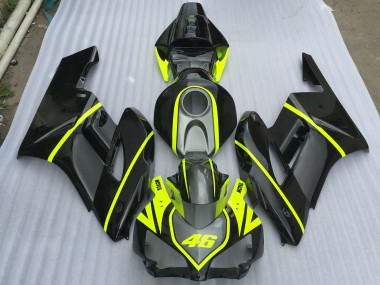 Grey Black and High Viz 2004-2005 Honda CBR1000RR Motorcycle Fairing