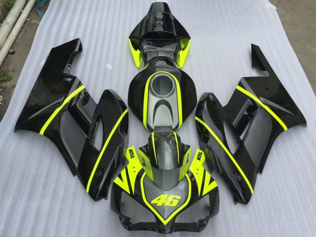 Grey Black and High Viz 2004-2005 Honda CBR1000RR Motorcycle Fairing