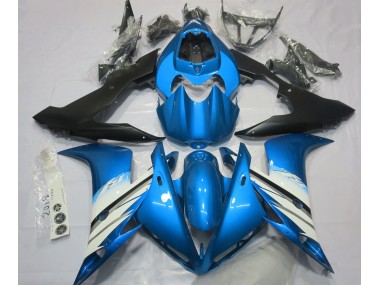 Light Blue & White 2004-2006 Yamaha R1 Motorcycle Fairing