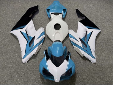 Light Blue White and Gloss Black 2004-2005 Honda CBR1000RR Motorcycle Fairing