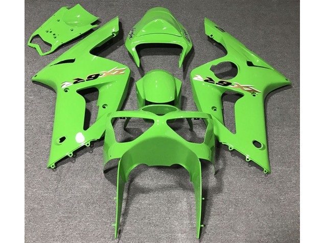 Light Green 2003-2004 Kawasaki ZX6R Motorcycle Fairing