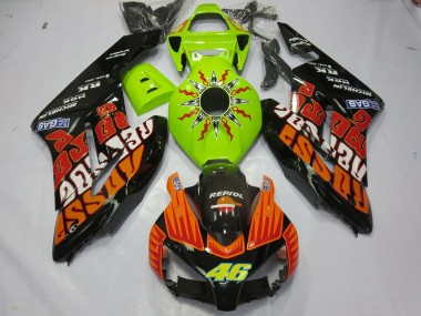 Lime Rossi 2004-2005 Honda CBR1000RR Motorcycle Fairing