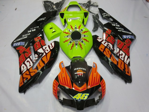 Lime Rossi 2004-2005 Honda CBR1000RR Motorcycle Fairing