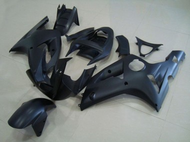 Matte Black 2003-2004 Kawasaki ZX6R Motorcycle Fairing