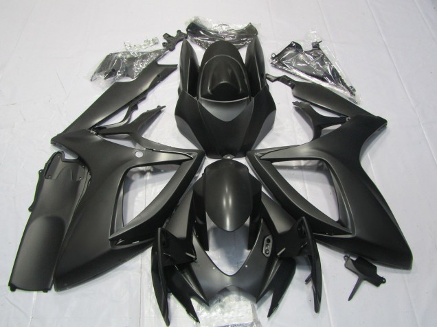 Matte Black 2006-2007 Suzuki GSXR 600-750 Motorcycle Fairing