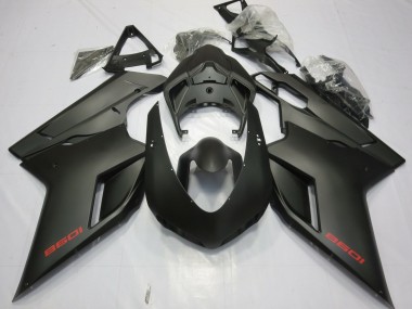 Matte Black 2007-2014 Ducati Ducati 848 1098 1198 Motorcycle Fairing