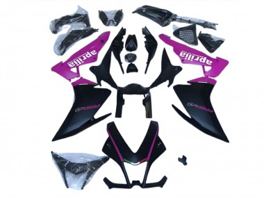 Matte Black & Pink 2010-2015 Aprilia RSV4 1000 Motorcycle Fairing