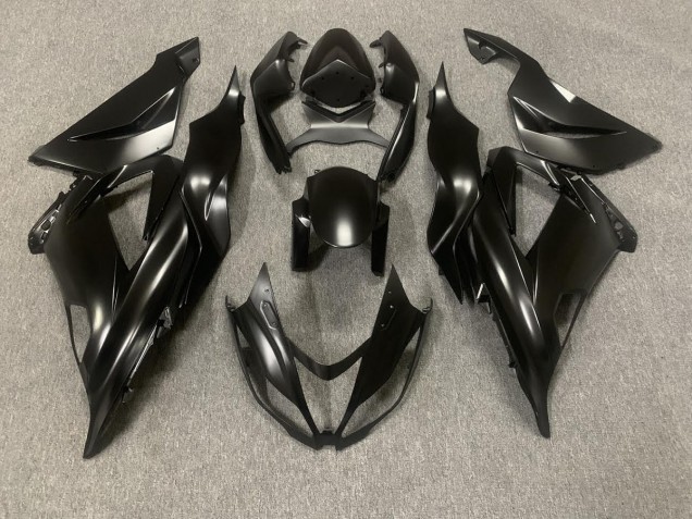 Matte Black & Protective Coat 2013-2018 Kawasaki ZX6R Motorcycle Fairing