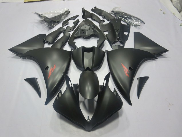 Matte Black Red 2009-2011 Yamaha R1 Motorcycle Fairing