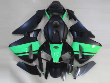 Matte Black & Special Green 2005-2006 Honda CBR600RR Motorcycle Fairing