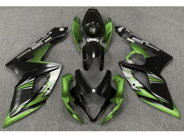 Matte Black and Green 2005-2006 Suzuki GSXR 1000 Motorcycle Fairing