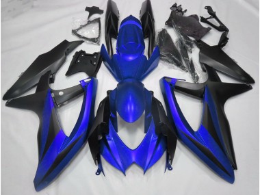 Matte Blue No R 2008-2010 Suzuki GSXR 600-750 Motorcycle Fairing