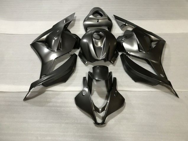 Matte Graphite 2009-2012 Honda CBR600RR Motorcycle Fairing