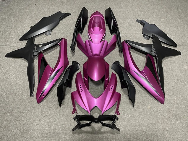 Matte Pink No R 2008-2010 Suzuki GSXR 600-750 Motorcycle Fairing