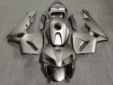 Matte Silver 2005-2006 Honda CBR600RR Motorcycle Fairing