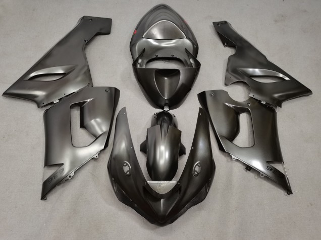 Metal Silver 2005-2006 Kawasaki ZX6R Motorcycle Fairing