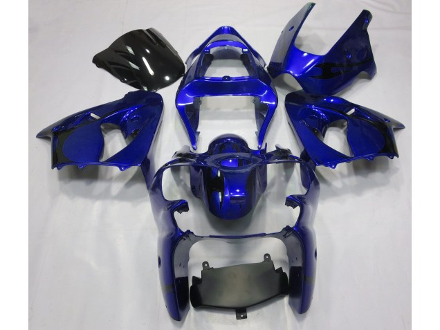 Metallic Blue 2000-2002 Kawasaki ZX6R Motorcycle Fairing