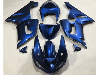 Metallic Blue 2005-2006 Kawasaki ZX6R Motorcycle Fairing