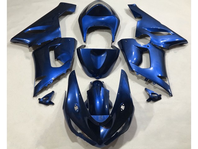 Metallic Blue 2005-2006 Kawasaki ZX6R Motorcycle Fairing