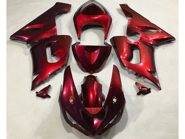 Metallic Red 2005-2006 Kawasaki ZX6R Motorcycle Fairing