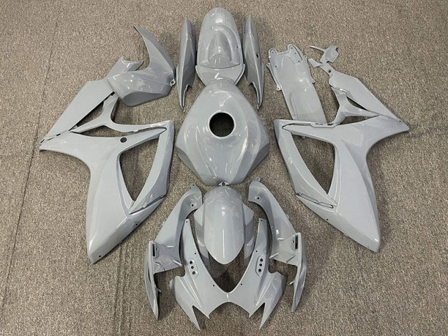 Nardo Grey 2006-2007 Suzuki GSXR 600-750 Motorcycle Fairing