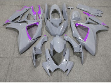 Nardo and Purple Trim 2006-2007 Suzuki GSXR 600-750 Motorcycle Fairing