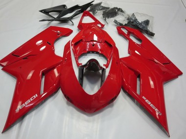 OEM Style Gloss Red 2007-2014 Ducati Ducati 848 1098 1198 Motorcycle Fairing