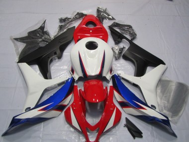 OEM White Red Blue Style Design 2007-2008 Honda CBR600RR Motorcycle Fairing