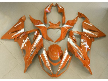 Orange Ninja 2013-2018 Kawasaki ZX6R Motorcycle Fairing