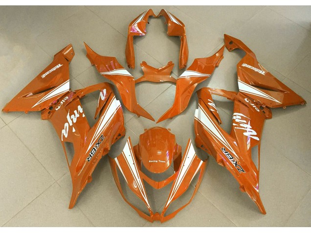 Orange Ninja 2013-2018 Kawasaki ZX6R Motorcycle Fairing