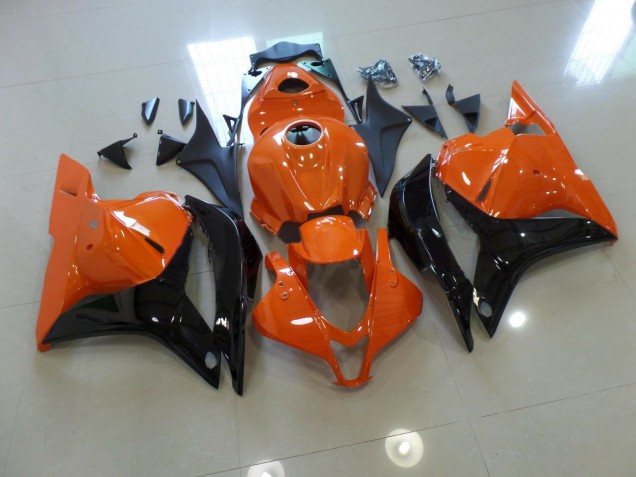 Orange and Black 2009-2012 Honda CBR600RR Motorcycle Fairing