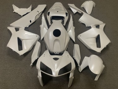 Pearl White 2005-2006 Honda CBR600RR Motorcycle Fairing