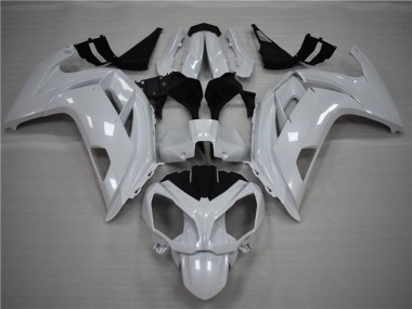 Pearl White 2012-2016 Kawasaki Ninja 650R Motorcycle Fairing