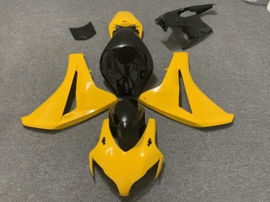 Pearl Yellow and Black 2008-2011 Honda CBR1000RR Motorcycle Fairing