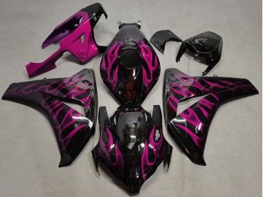 Pink Flame 2008-2011 Honda CBR1000RR Motorcycle Fairing