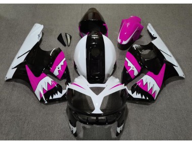 Pink Shark 2002-2005 Kawasaki ZX12R Motorcycle Fairing