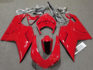 Plain Gloss Red 2007-2014 Ducati Ducati 848 1098 1198 Motorcycle Fairing