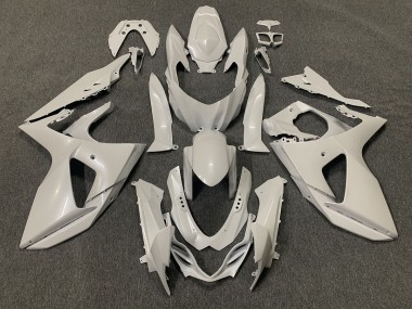 Plain Gloss White 2009-2016 Suzuki GSXR 1000 Motorcycle Fairing